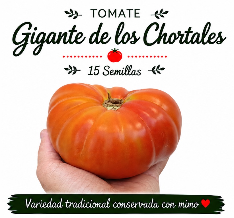 Tomate Gigante de los Chortales - 15 semillas 