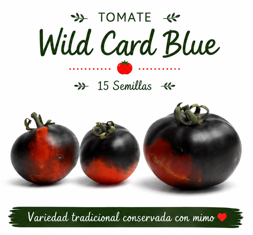 Tomate Wild Card Blue - 15 semillas 