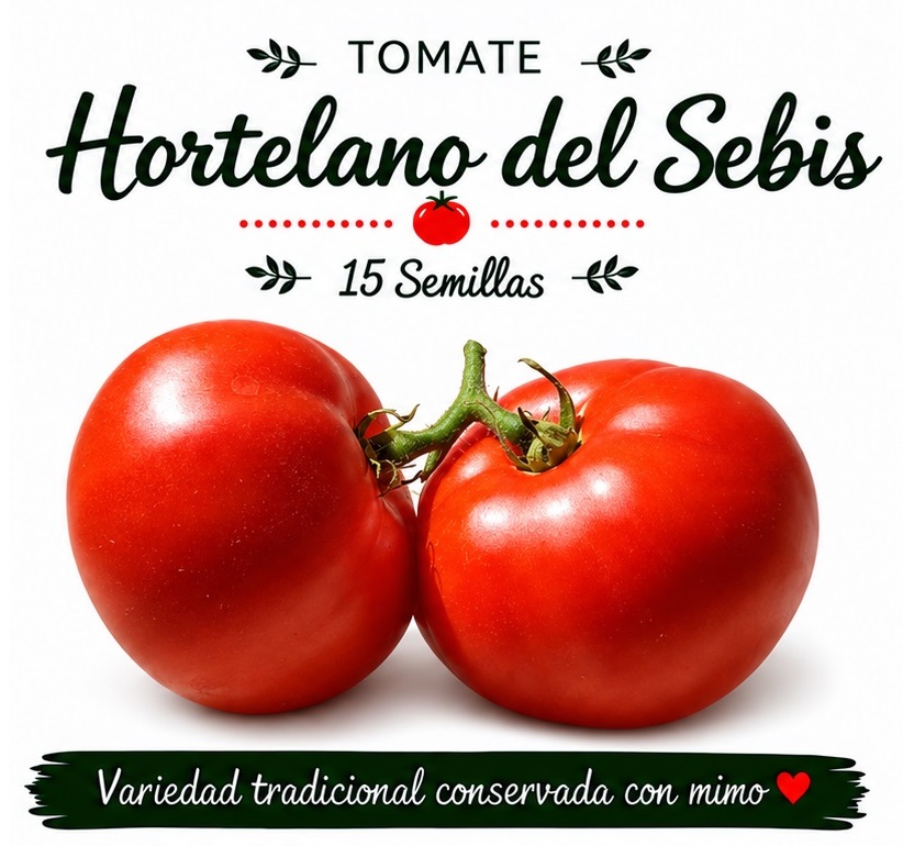 Tomate Hortelano del Sebis - 15 semillas 