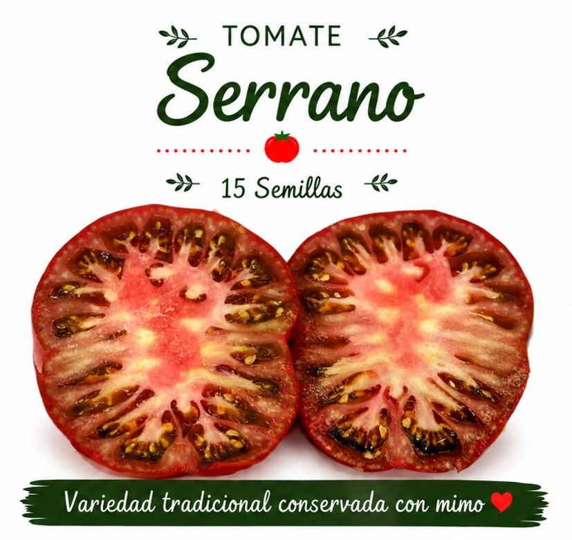 Tomate Serrano - 15 semillas 