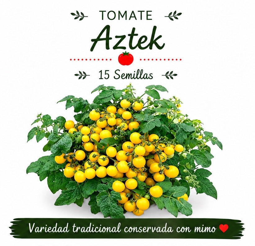 Tomate Aztek - 15 semillas - Tomate para macetas