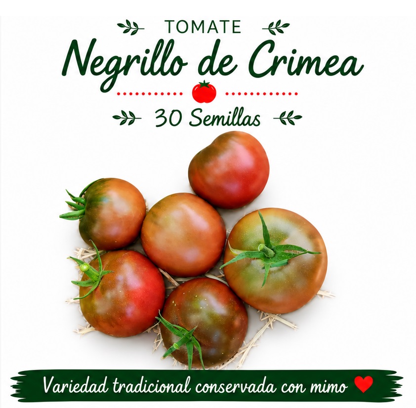 Tomate Negrillo de Crimea - 30 semillas
