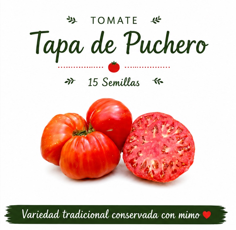 Tomate Tapa de Puchero - 15 semillas