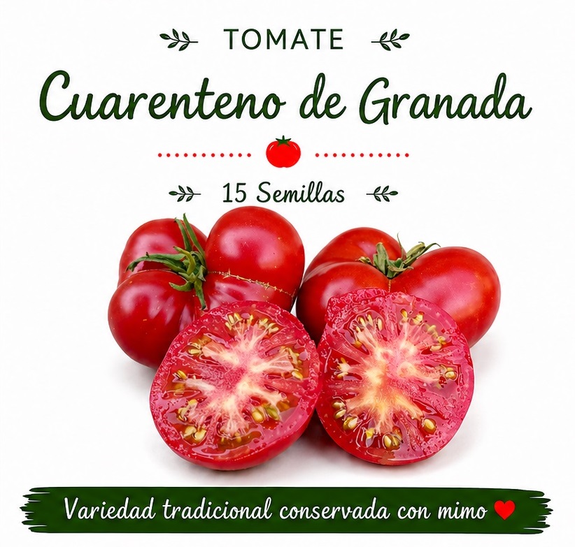 Tomate Cuarenteno de Granada - 15 semillas