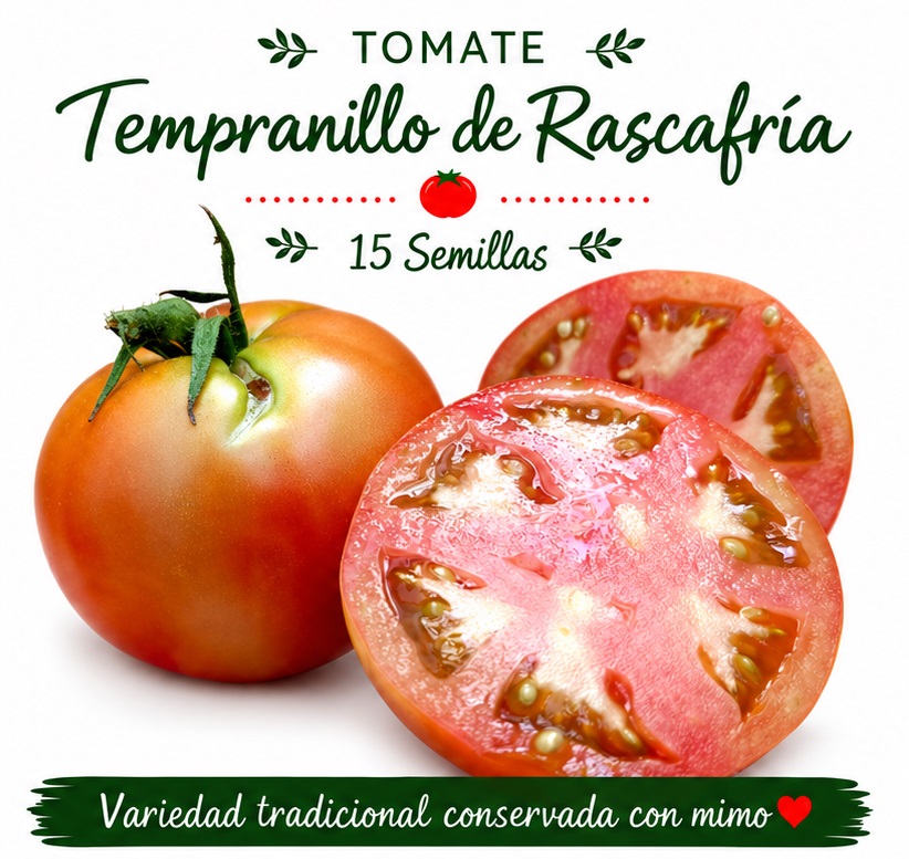 Tomate Tempranillo de Rascafría - 15 semillas