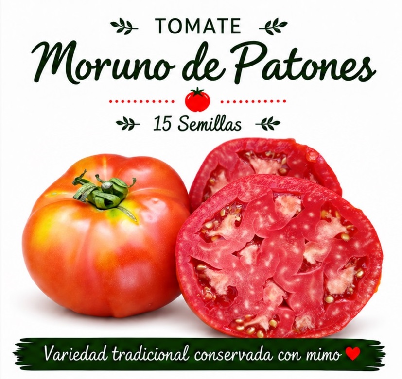 Tomate Moruno de Patones - 15 semillas