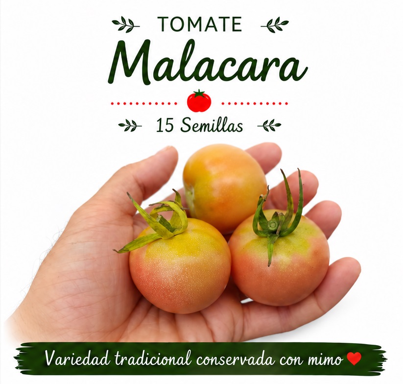 Tomate Malacara - 15 Semillas - De guardar