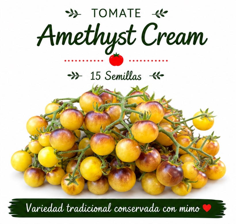 Tomate Amethyst cream – 15 semillas