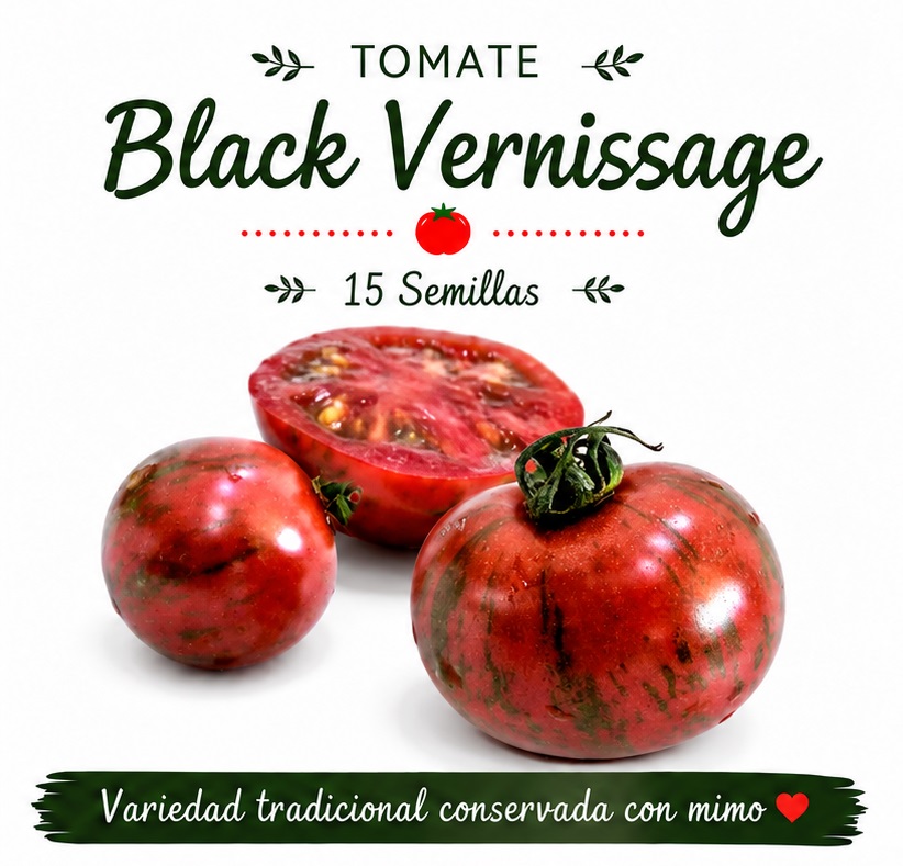 Tomate Black Vernissage - 15 semillas