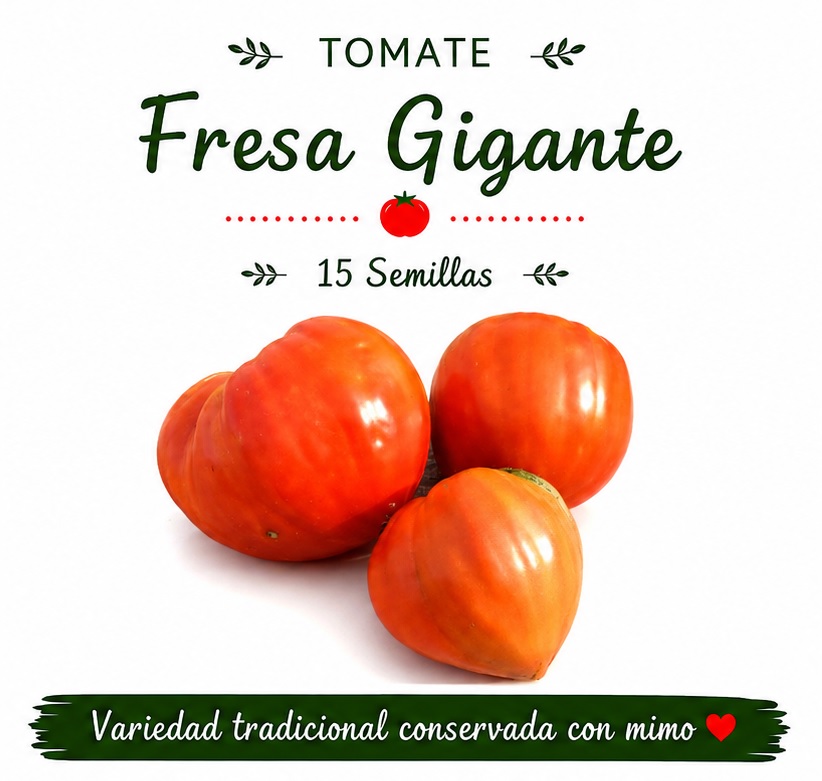Tomate Fresa Gigante - 15 semillas 
