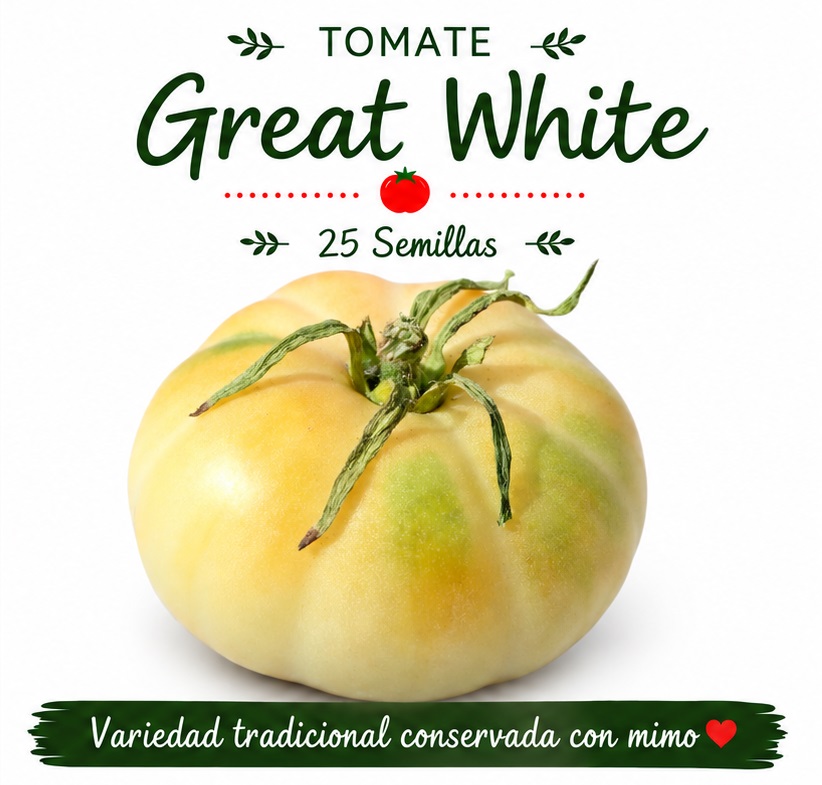 Tomate Great White - 25 semillas