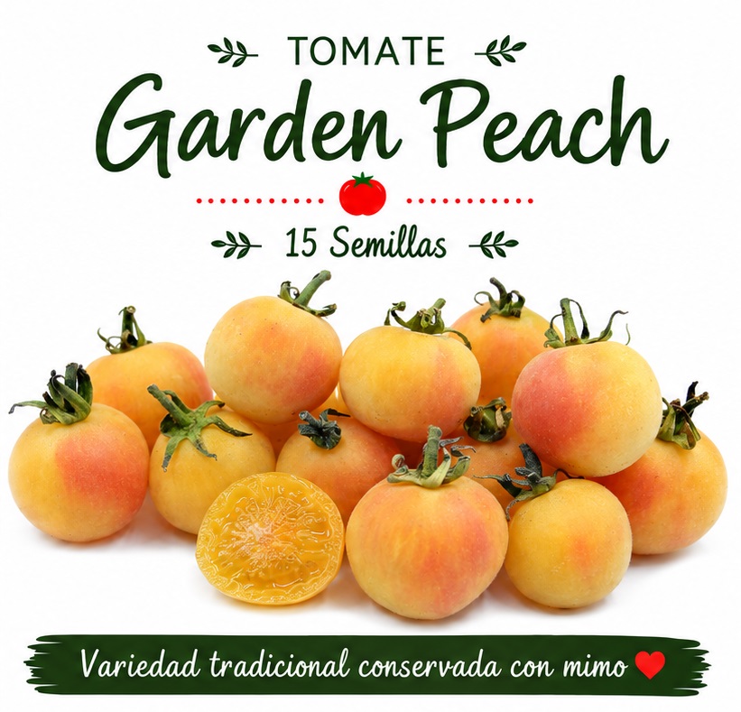 Tomate Garden Peach - 30 semillas