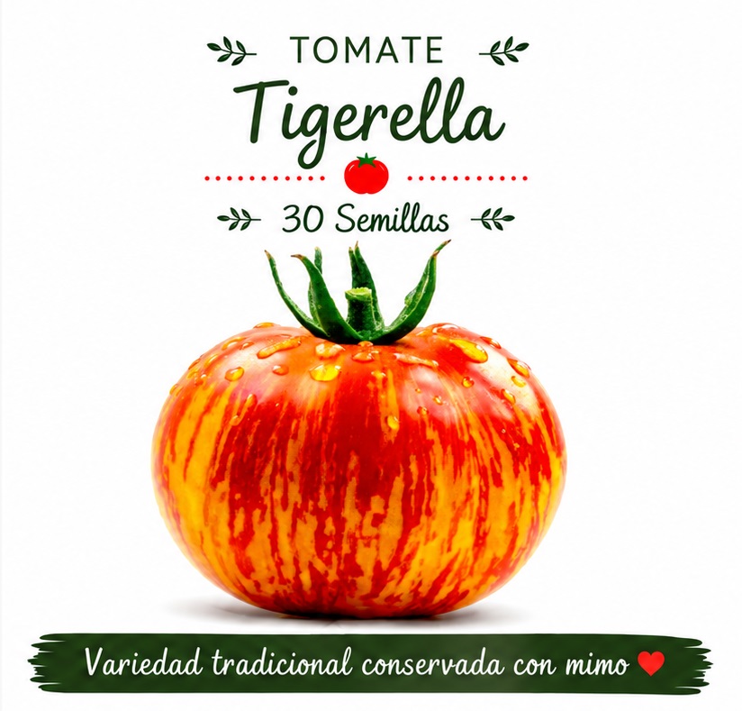 Tomate Tigerella - 30 semillas