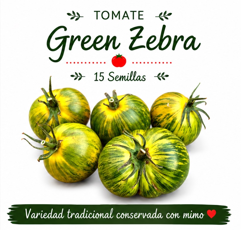 Tomate Green Zebra - 15 semillas 