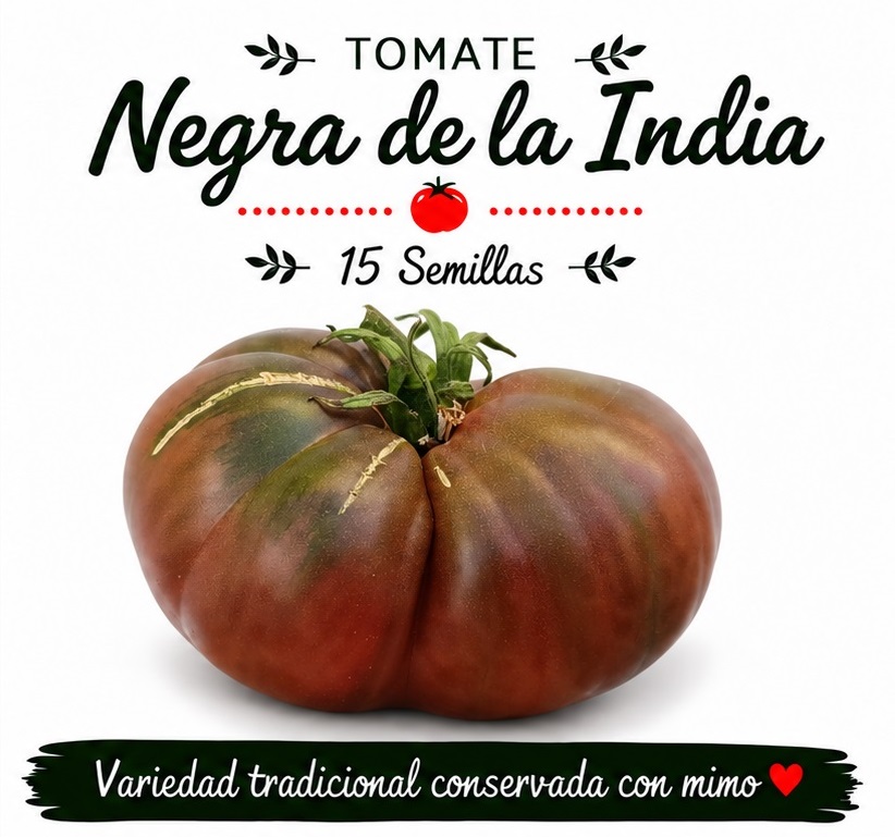 Tomate Negra de la India - 15 semillas