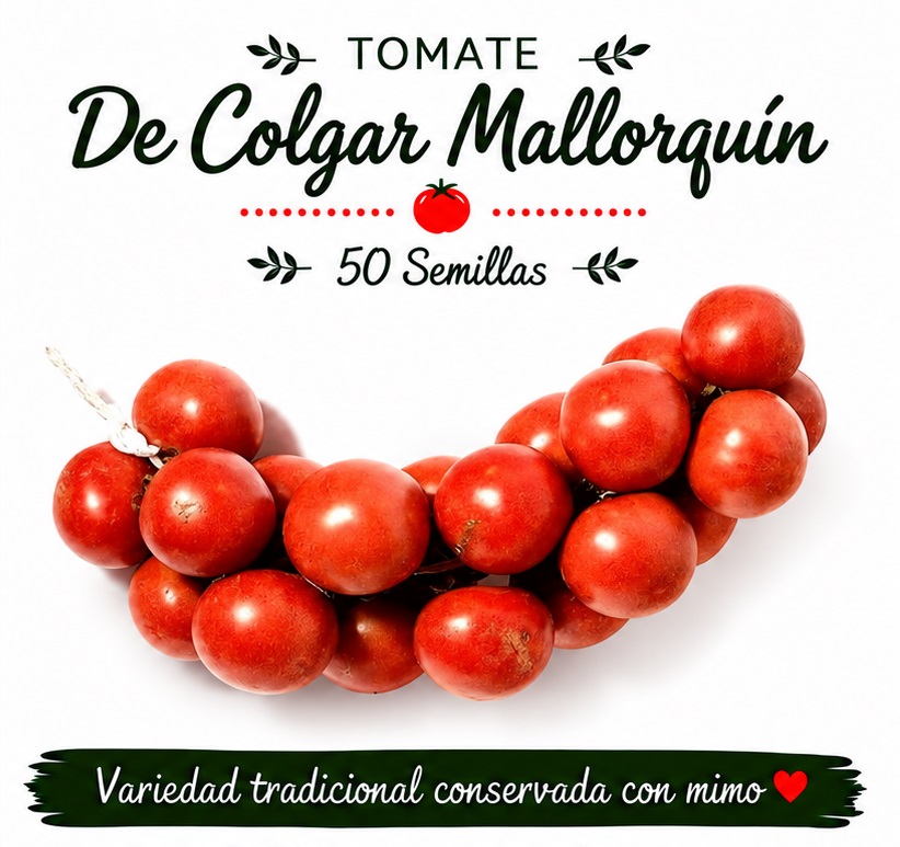 Tomate De Colgar Mallorquín - 50 semillas